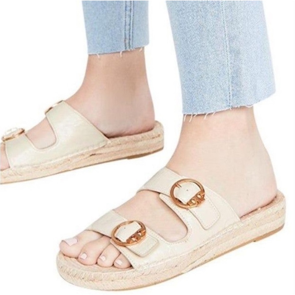 Tory Burch Espadrille Slides size 8